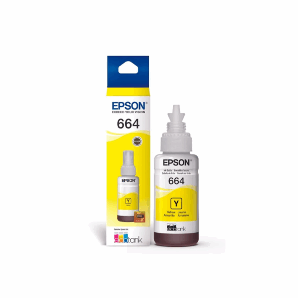Botella de tinta Epson T664420-AL Amarillo (664)