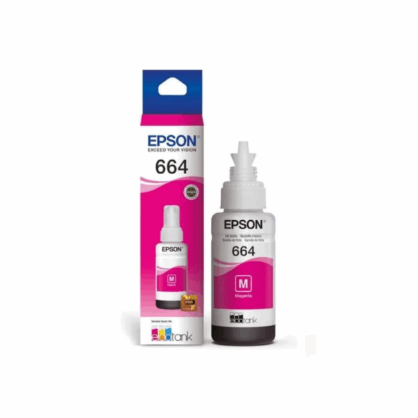 Botella de tinta Epson T664320-AL Magenta (664)
