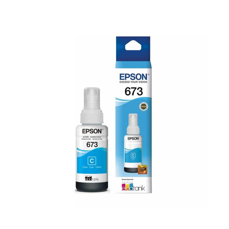 Botella de Tinta Epson T673220-AL Cian