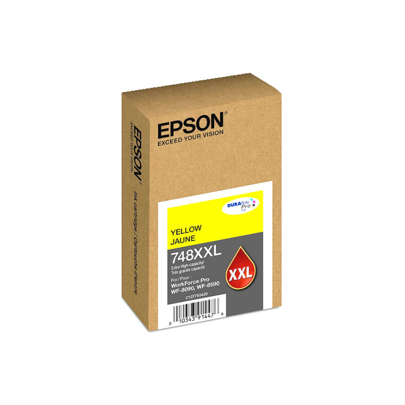 Tinta Epson T748XXL Amarillo T748XXL420 original