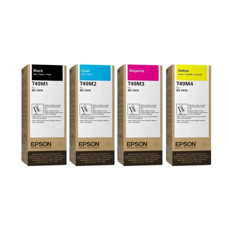 Kit Tinta Epson T49M SureColor F170 / F570 / F571 140ml Original
