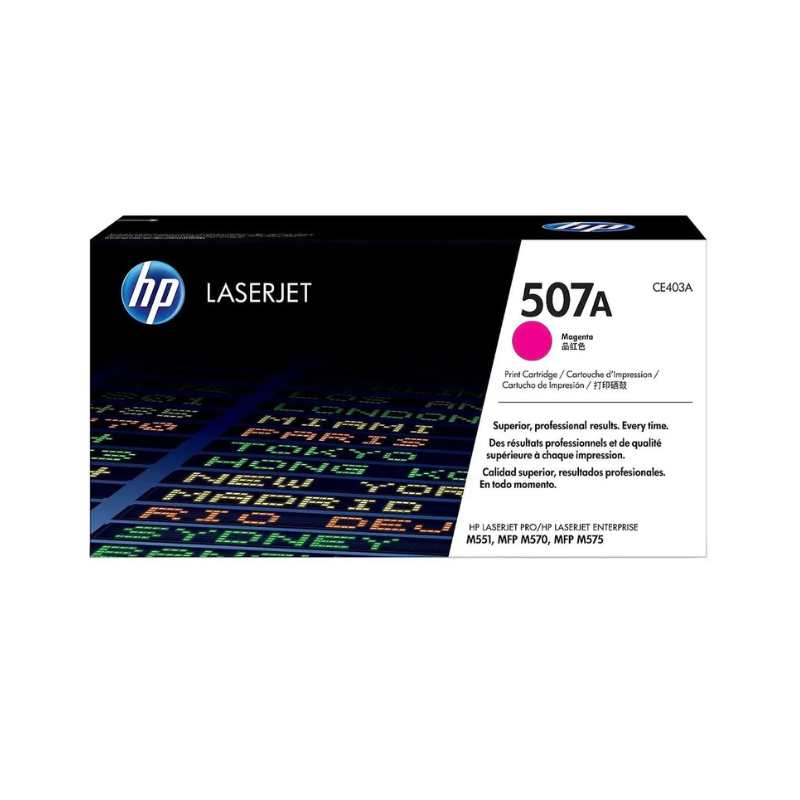 Tóner HP 507A Magenta CE403A L.J. M551