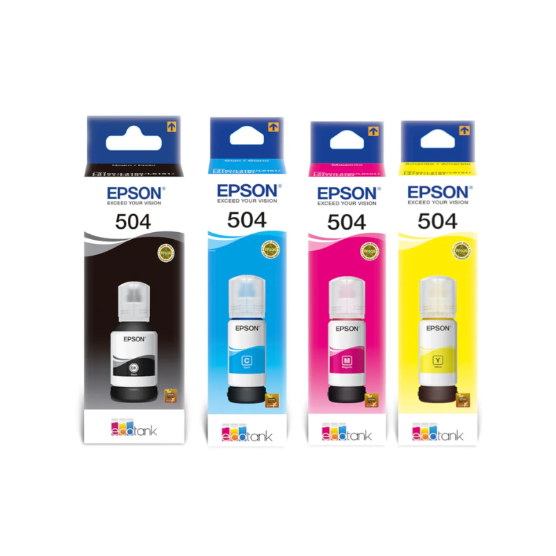 Pack de tintas T504 Original (C, M, Y, BK)