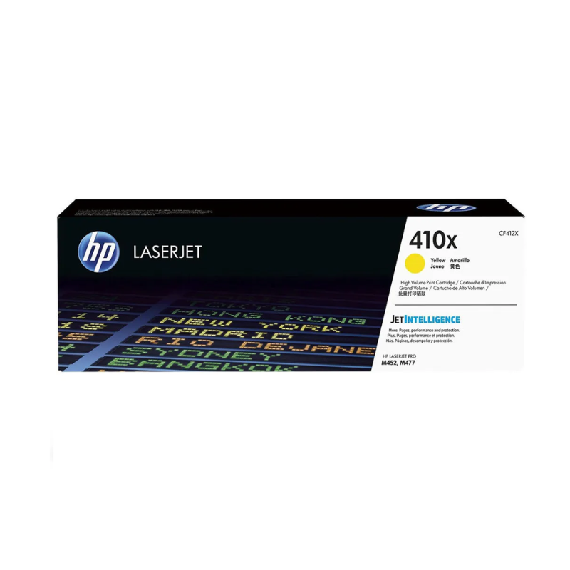 Toner HP 410X (CF412X) Amarillo Original