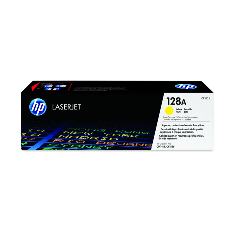 Toner HP 128A (CE322A) Amarillo Original L.J. CM1415
