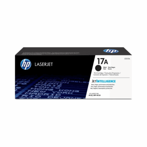 Toner HP 17A Negro CF217A L.J. PRO M102 1.6K PG