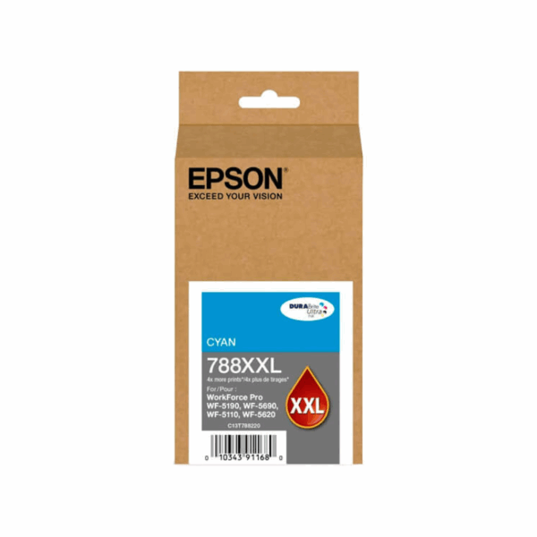 Tinta Epson T788XXL220 Cyan WF-5690 4,000 Páginas