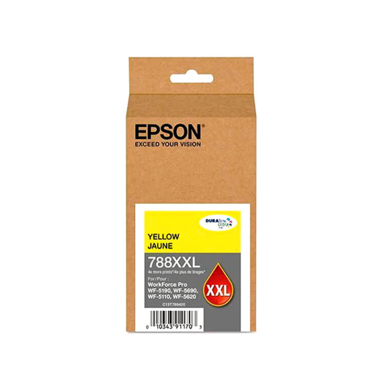 Tinta Epson T788XXL420 Amarillo WF-5690 4,000 Páginas