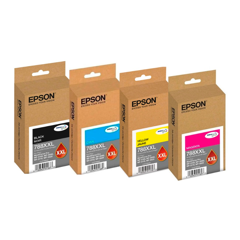 Pack Tinta Epson T788XXL (Pack de 4 colores C, M, Y, BK)