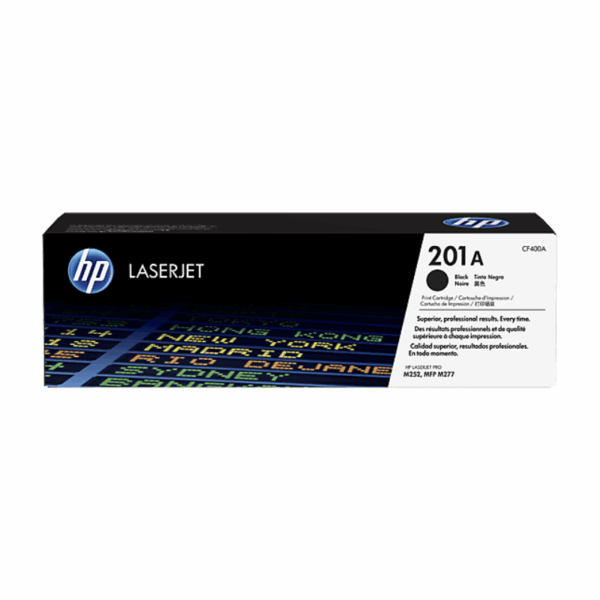 Toner HP 201A (CF400A) Negro LaserJet M277, M274, M252