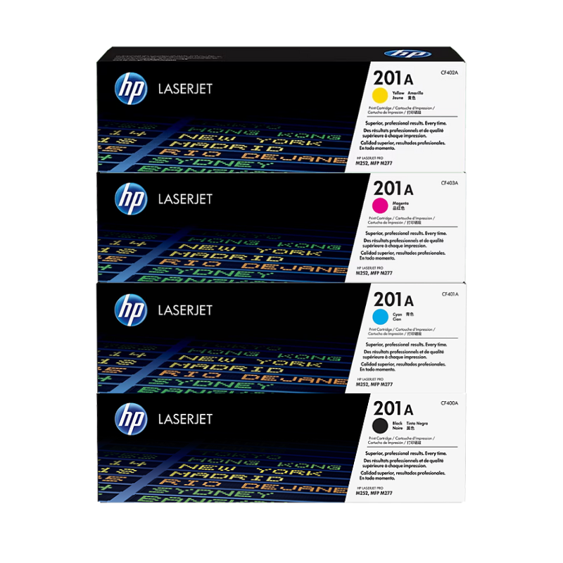 Kit Toner HP 201A (Cyan, Magenta, Amarillo Y Negro)