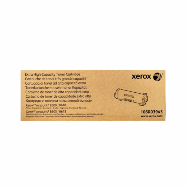 Toner Xerox 106R03945 Negro B600/B610 Original