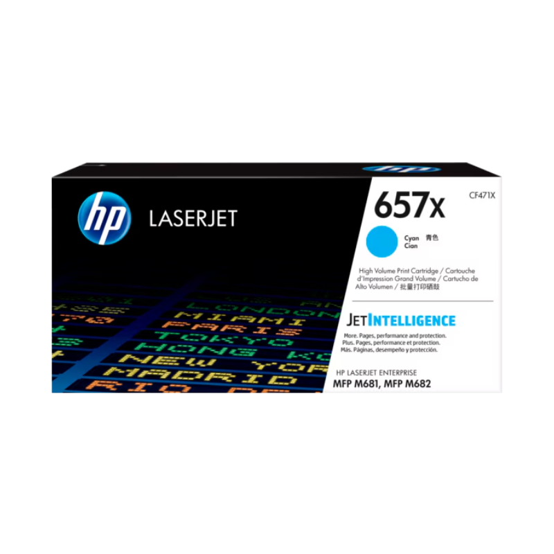 Toner HP 657X (CF471X) Cyan
