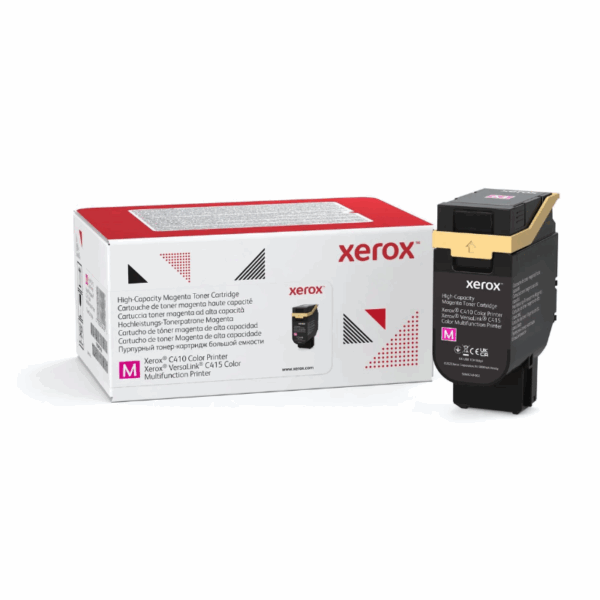 Tóner Xerox 006R04766 Versalink C410/C415, Magenta, Alta Capacidad, 7K.