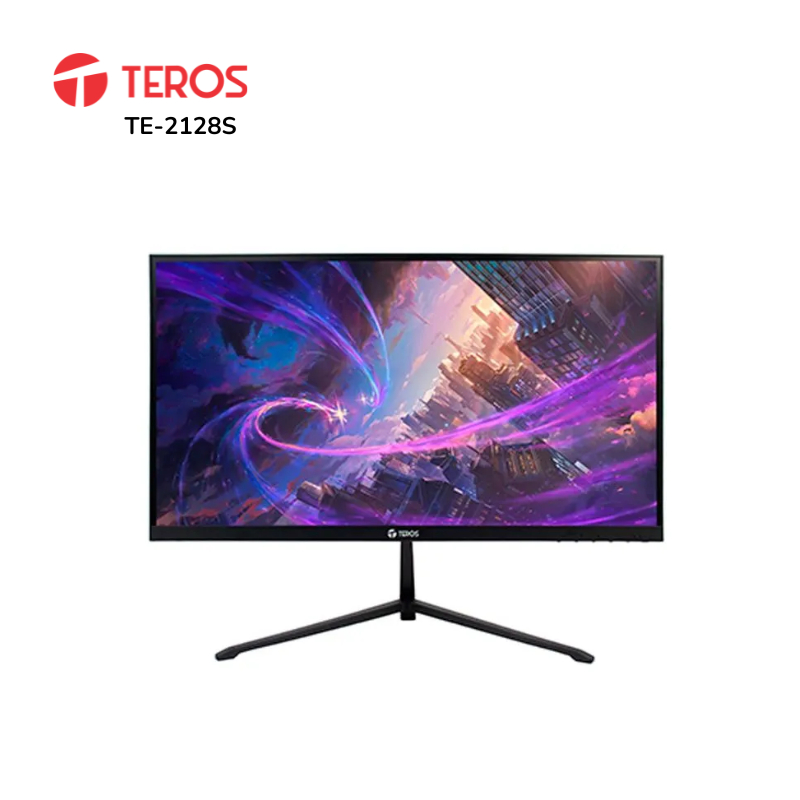 Monitor TEROS TE-2128S 21.5" FHD IPS 100Hz 1ms HDMI VGA negro
