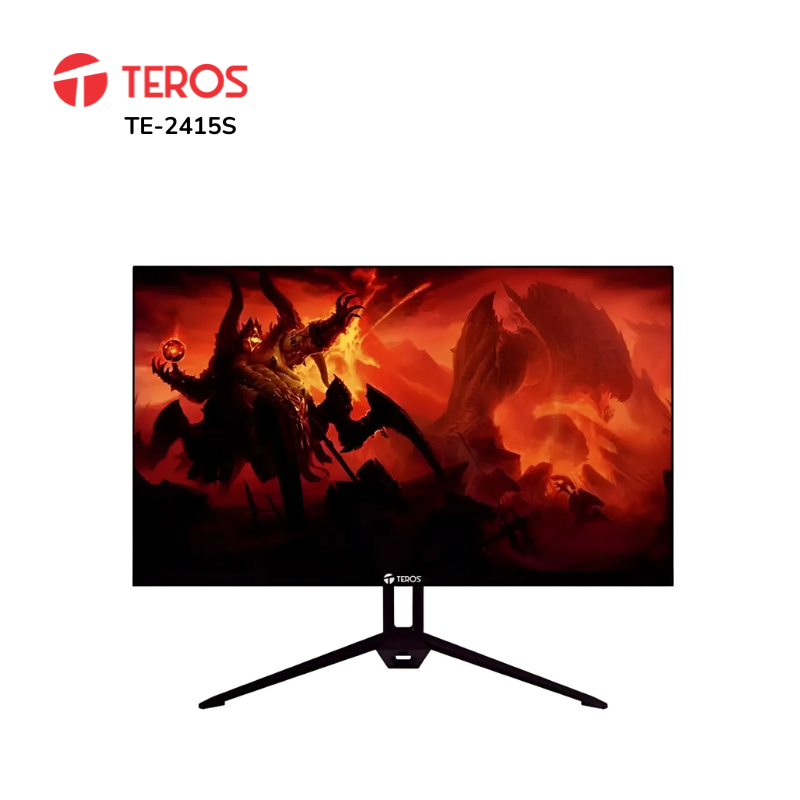 Monitor plano TEROS TE-2415S 23.8" FHD IPS 120Hz 1ms HDMI DP PARLANTES negro