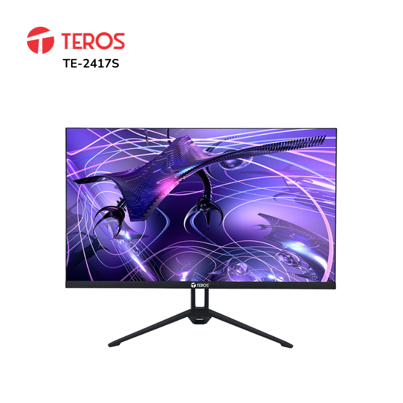 Monitor Teros TE-2417S 23.8" FHD IPS 144Hz 1ms HDMI DP PARLANTES AUDIO OUT negro
