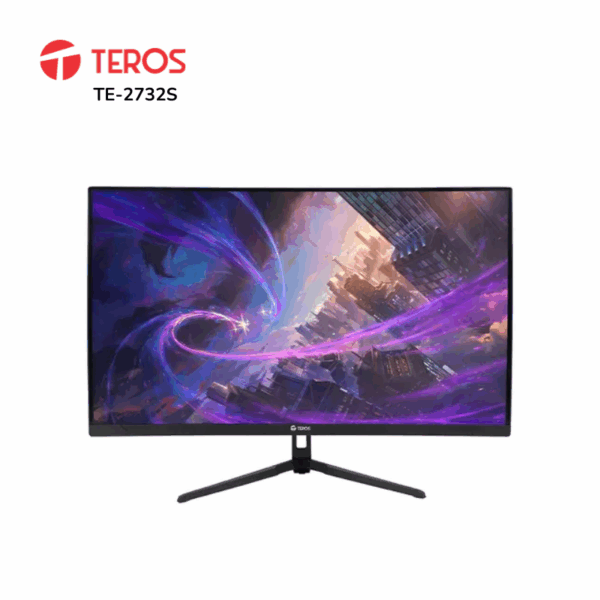 Monitor TEROS TE-2732S curvo 27" FHD VA 100Hz 1ms HDMI DP negro