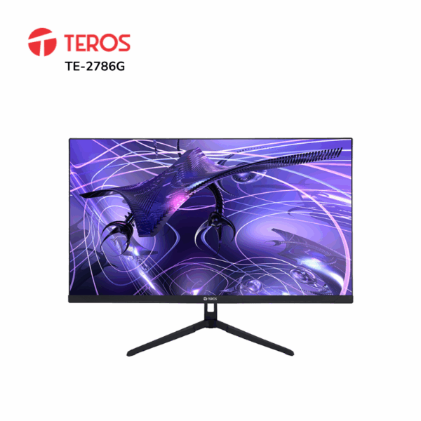 Monitor TEROS TE-2786G plano gaming 27" FHD IPS, 200Hz, 1920x1080, HDMI, DP, FreeSync