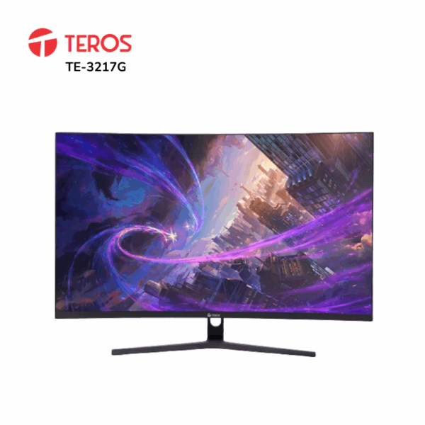 Monitor TEROS TE-3217G curvo gaming 31.5" VA, 165Hz, 1ms, DP, HDMI, AUDIO OUT